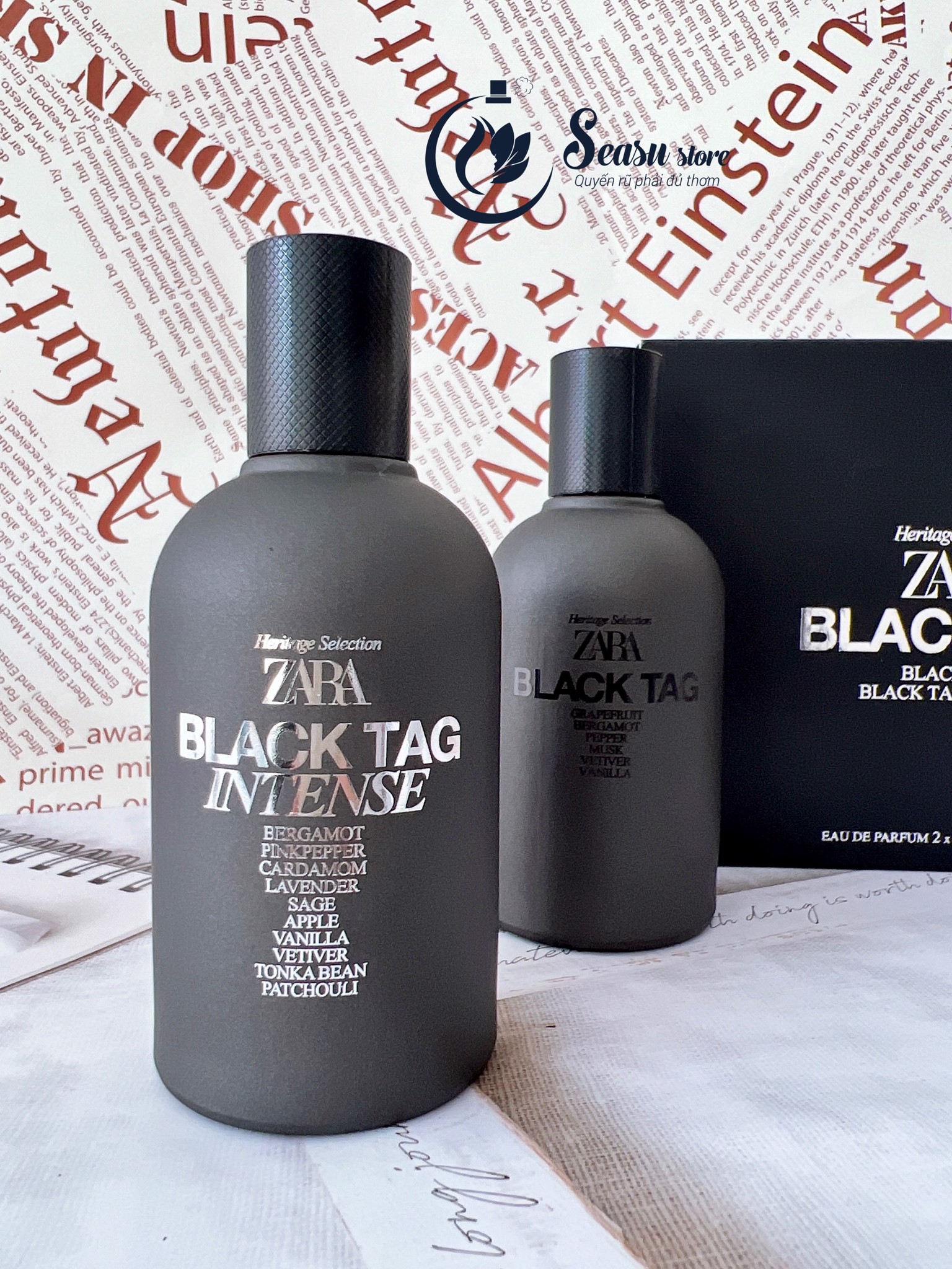 Nước hoa Zara Black Tag Intense 100ml Tách lẻ Seasu Store