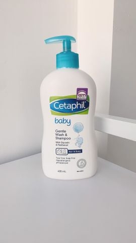 CETAPHIL Sữa Tắm Và Gội Trẻ Em Cetaphil Baby Gentle Dịu Nhẹ Cho Làn Da Em Bé 400ml