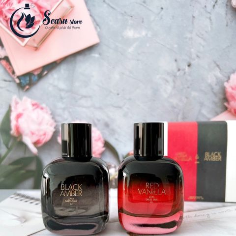 Set Nước hoa Zara Black Amber/Red Vanila 90 ml