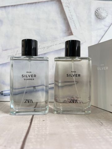 Set nước hoa Zara Man Silver / Man Silver Summer 90ml