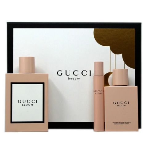 Giftset Nước Hoa Nữ Gucci Bloom (100ML + 7.4ML + 100ML)