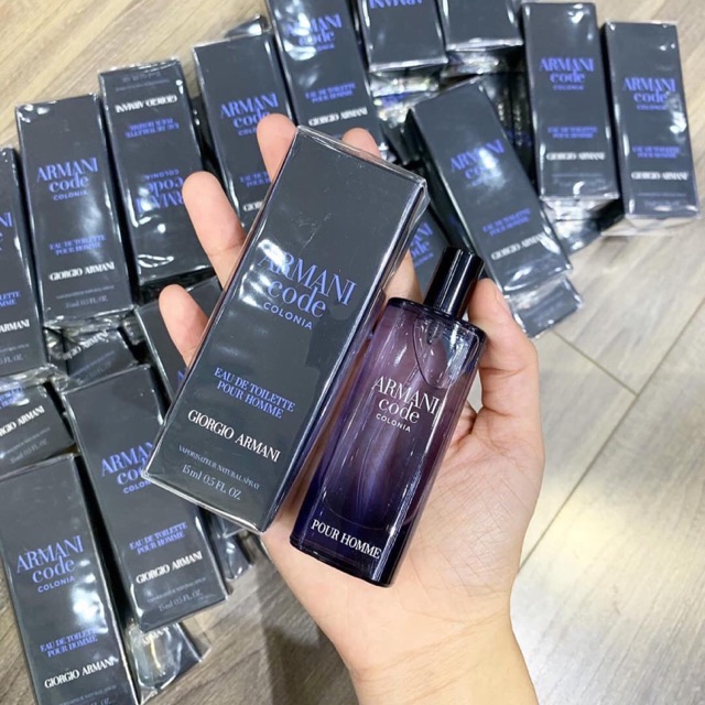 Armani code colonia 15ml Clearance