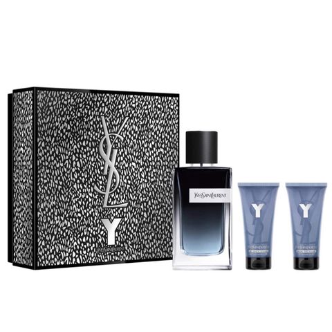 Gift Set Yves Saint Laurent Y Eau de Parfum 3pcs ( EDP 100ml & Shower Gel 50ml & After Shave Balm 50ml )
