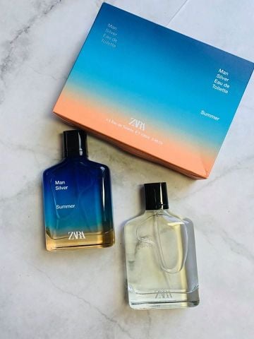 Set nước hoa Zara Man Silver / Man Silver Summer 100ml