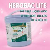  MEN VI SINH LÀM ĐẸP MÀU NƯỚC, SẠCH ĐÁY, NGĂN NGỪA HÌNH THÀNH TẢO XANH, GIẢM KHÍ ĐỘC HEROBAC LITE 