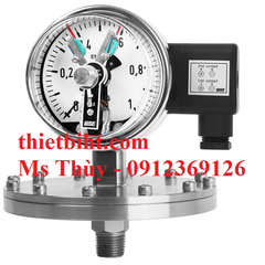 Đồng hồ áp suất tiếp điểm điện dạng màng Wise P570 (P571, P572)