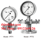 Đồng hồ áp suất dạng màng P770 (P771, P772) - Wise Hàn Quốc