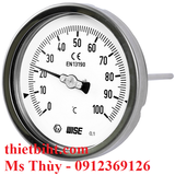 Đồng hồ nhiệt độ Wise Model T111 (chân sau, inox)