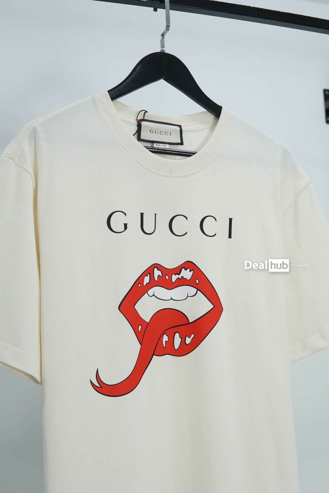 Gucci Mouth Print T-shirt White – Deal Hub