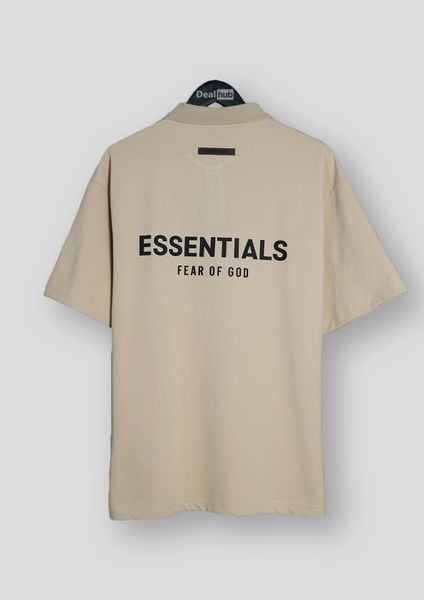  SS21 Essentials Polo Tan 