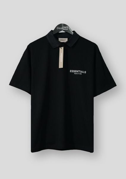  Essentials Reflective Polo Black 