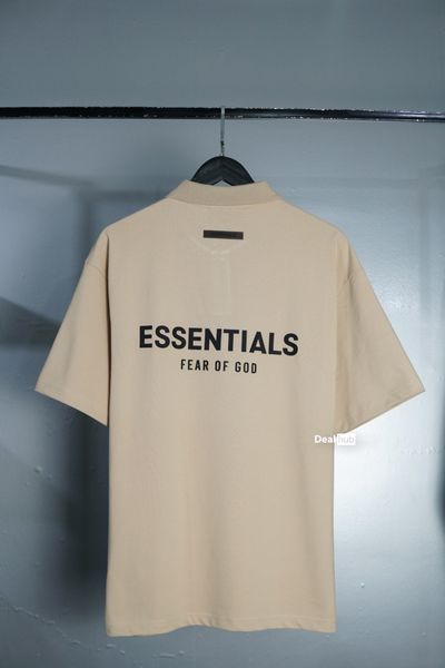  SS21 Essentials Polo Tan 