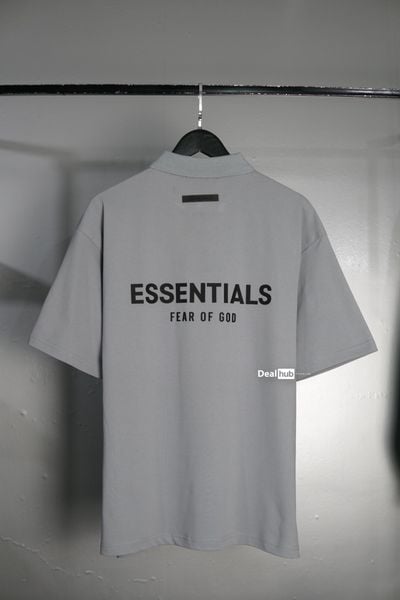  SS21 Essentials Polo Grey 