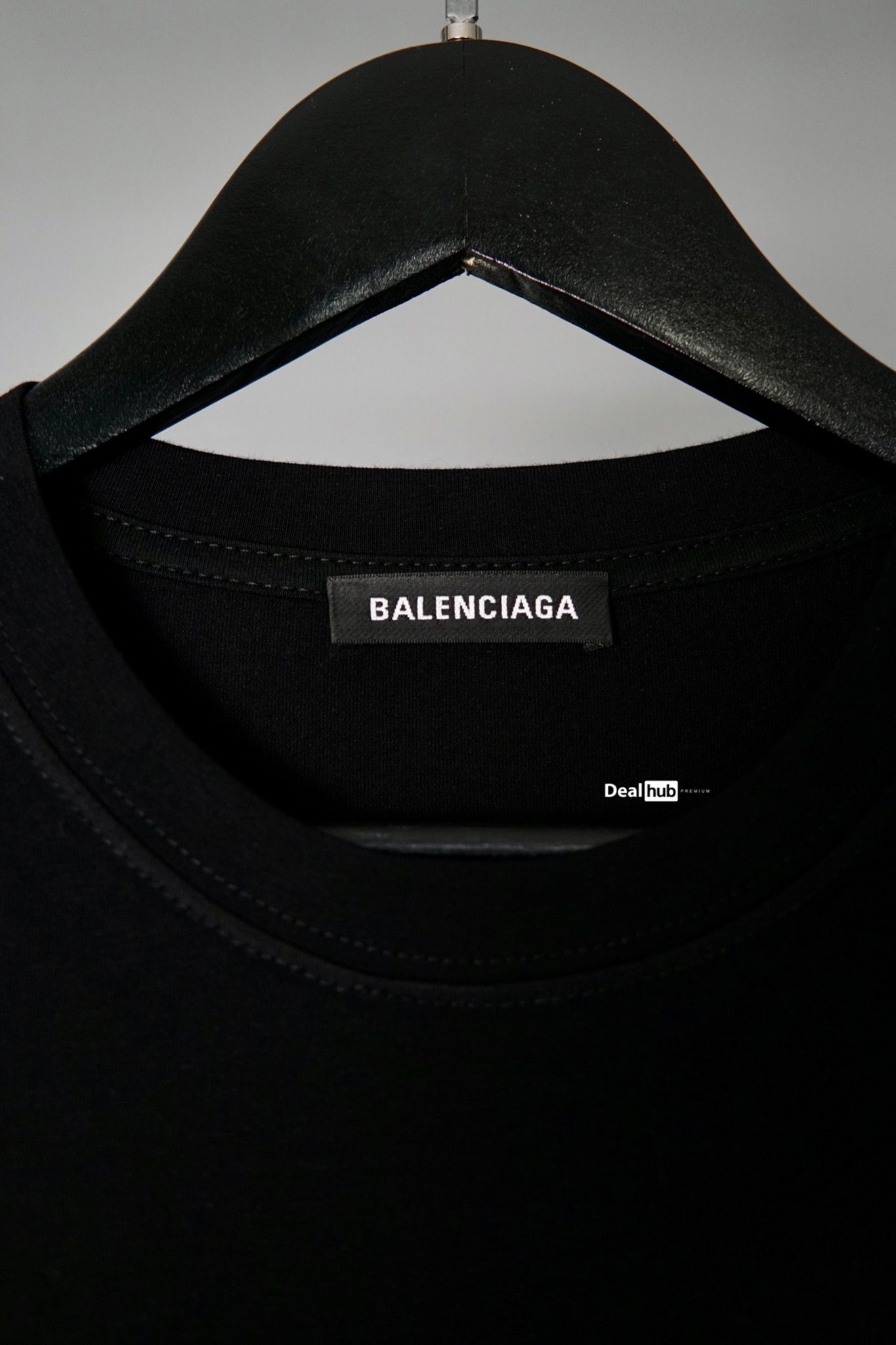 BALENCIAGA  Black Medium Fit Tshirt  Anrosa Store