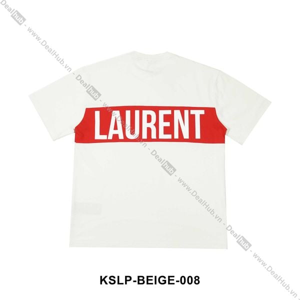  Saint Laurent Two Tone T-shirt Beige SLP008 