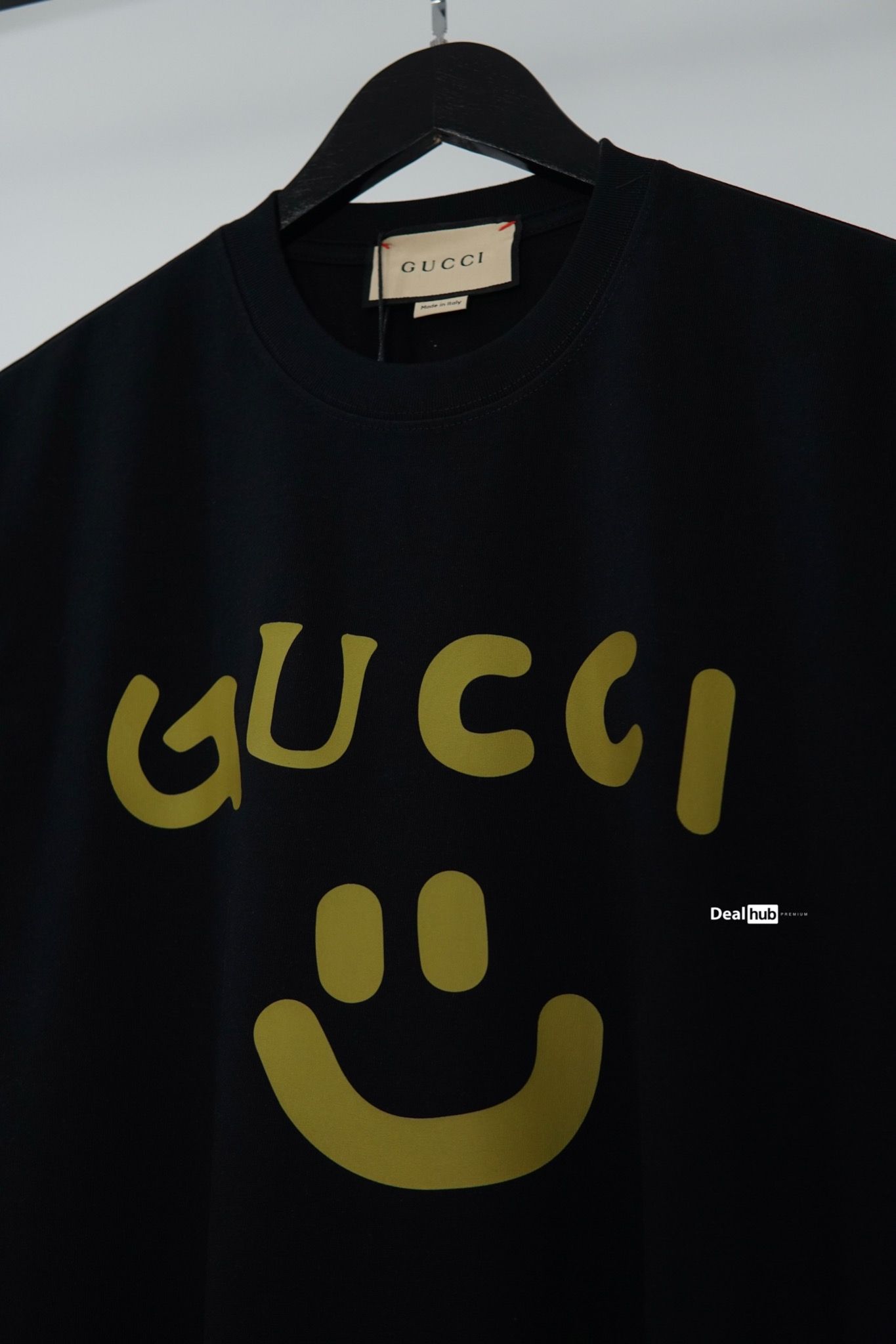 Gucci Smile Face Tshirt Black Deal Hub