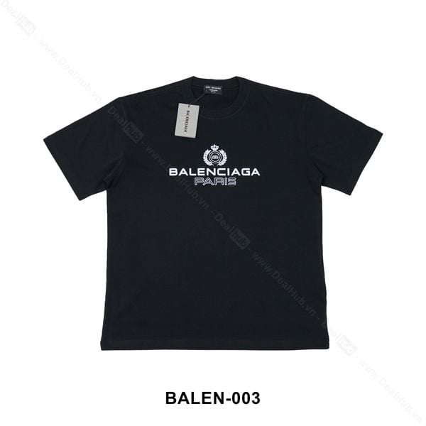  Balenciaga Paris Logo T-Shirt Black BALEN003 