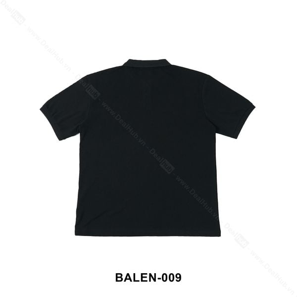  Polo Balenciaga Wave Embroidered Black BALEN009 