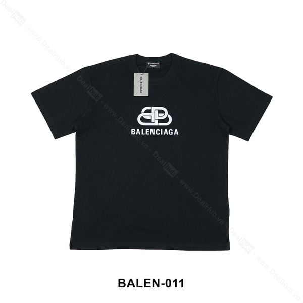  Balenciaga BB Logo T-Shirt Black BALEN011 