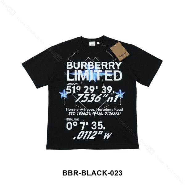  Burberry Carrick Star T-Shirt Black BBR023 