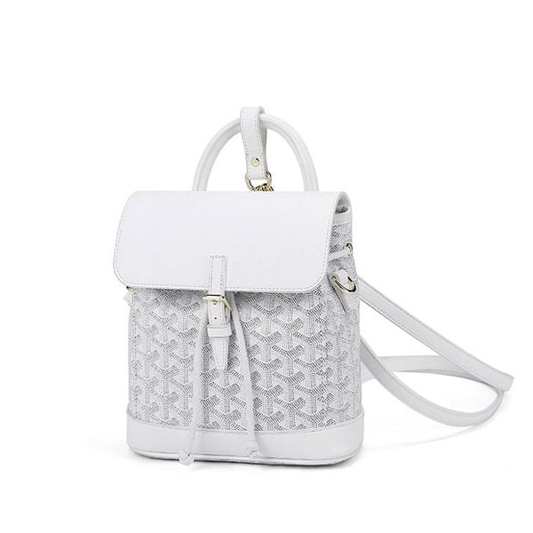  White Mini Backpack 