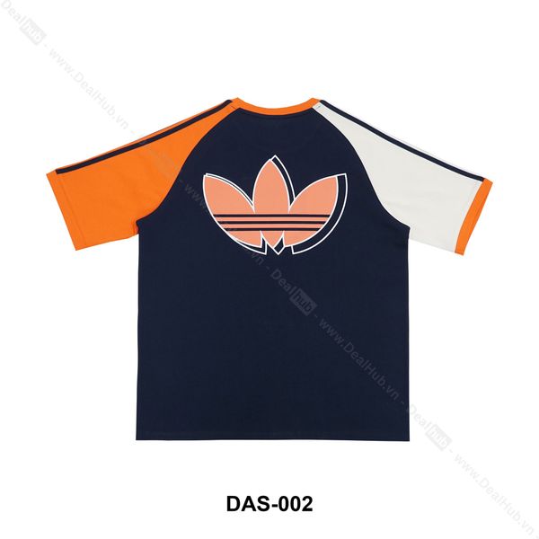  Adidas Raglan Phối Màu SS2024 T-shirt - Navy - DAS002 