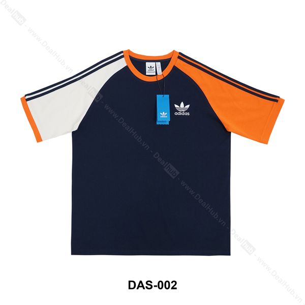  Adidas Raglan Phối Màu SS2024 T-shirt - Navy - DAS002 