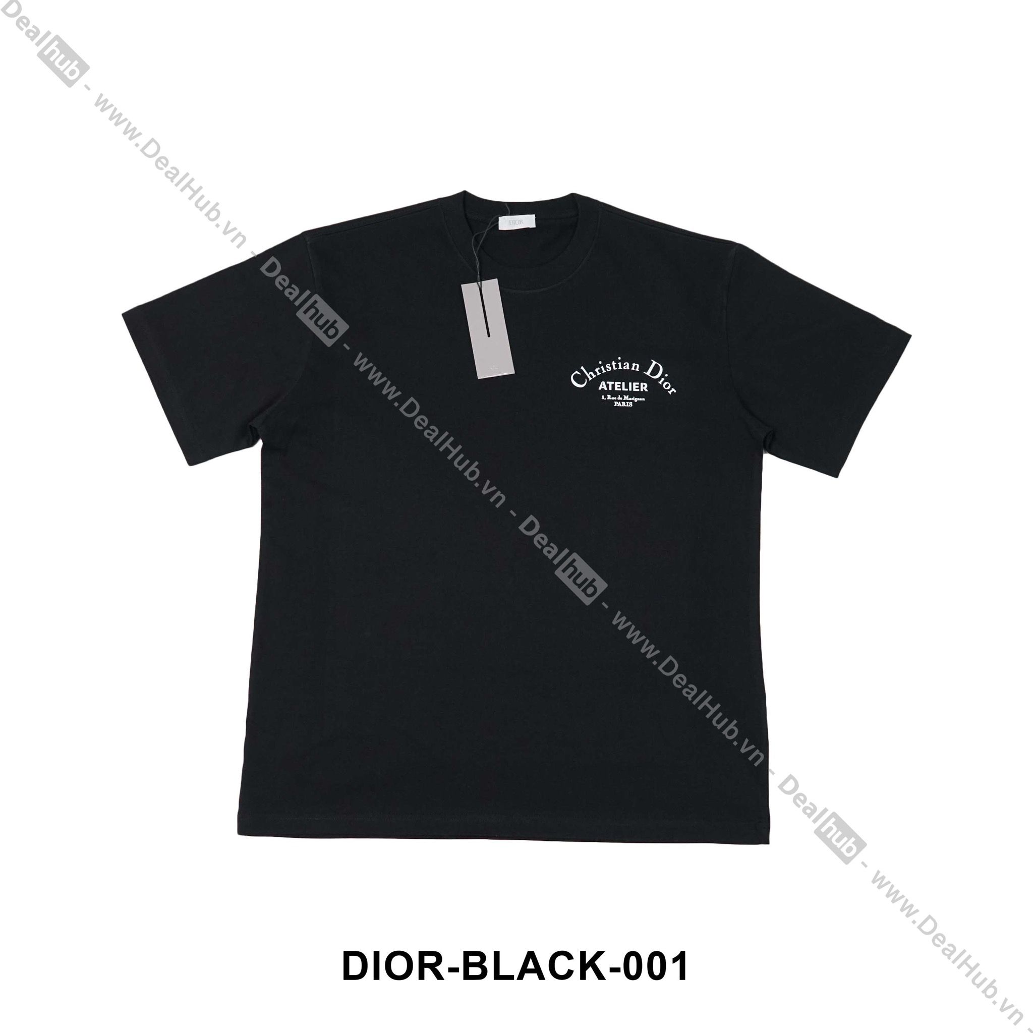 DIOR NOT WAR  White TSHIRT SHIRT BLACK LOGO  TIndustries