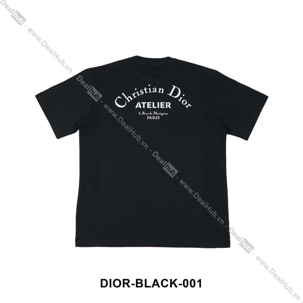  Dior Atelier Basic T-Shirt Black DIOR001 