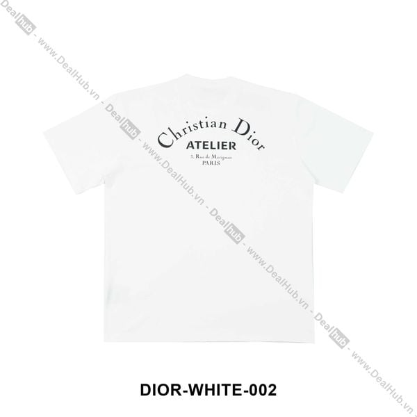  Dior Atelier Basic T-Shirt White DIOR002 