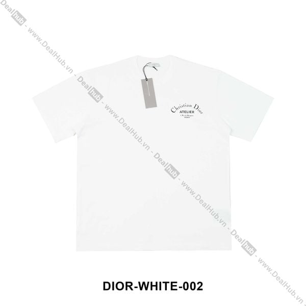  Dior Atelier Basic T-Shirt White DIOR002 