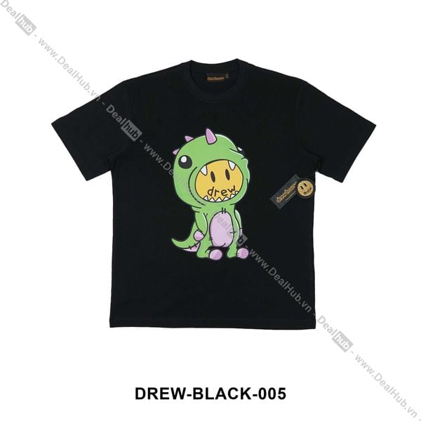  Drew Dino T-Shirt Black DREW005 