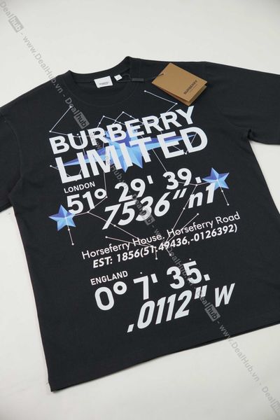  Burberry Carrick Star T-Shirt Black BBR023 