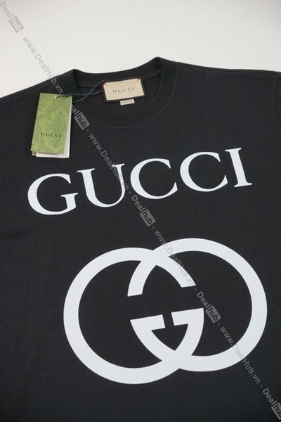  Gucci Big Logo T-shirt Black GC025 