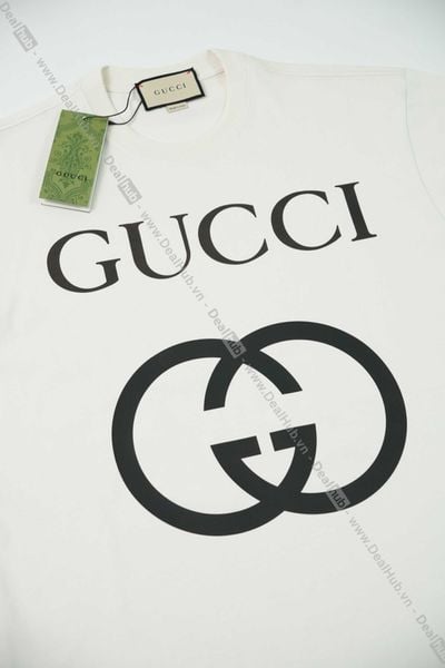  Gucci Big Logo T-shirt Beige GC026 