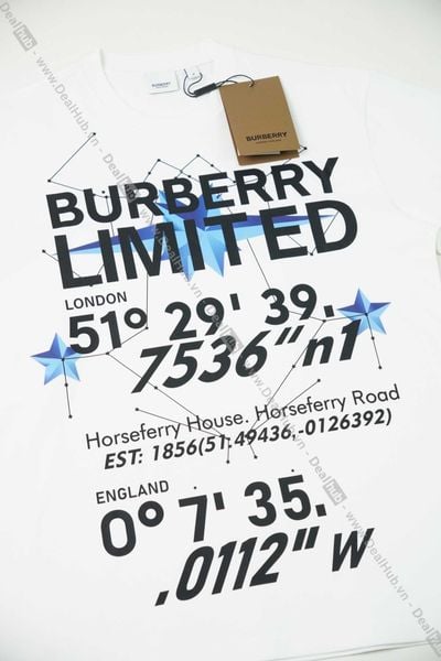  Burberry Carrick Star T-shirt White BBR024 