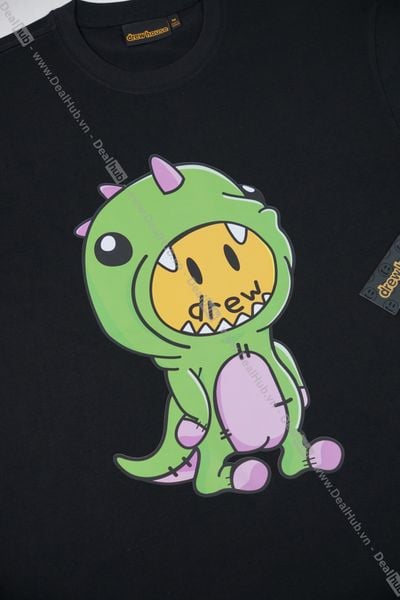  Drew Dino T-Shirt Black DREW005 