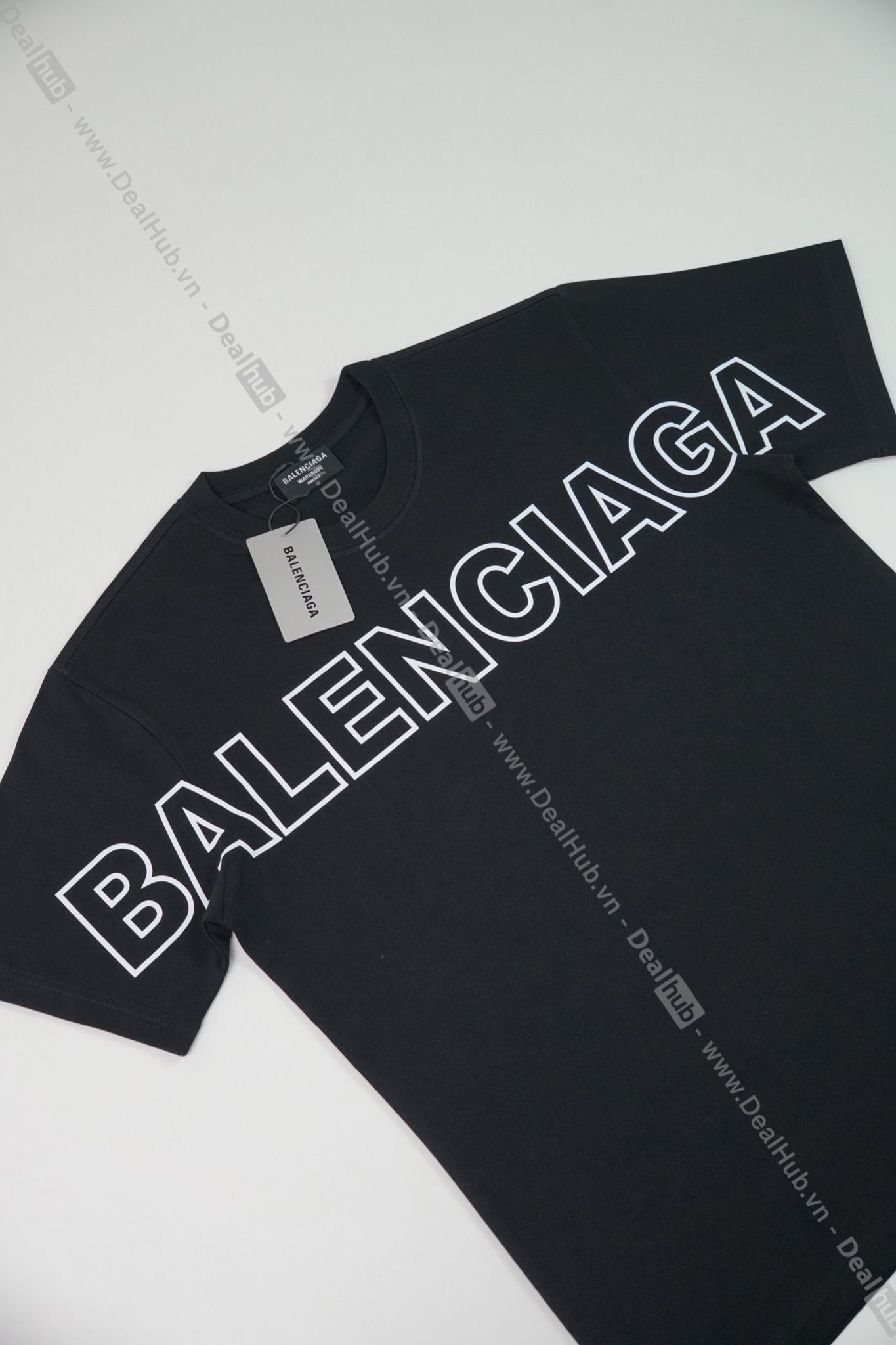 Mens Maison Balenciaga Tshirt Medium Fit in Black Balenciaga US #28 Mens Maison Balenciaga Tshirt Medium Fit in Black Balenciaga US
