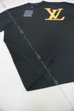  Louis Vuitton Brick Printed T-Shirt Black LV008 