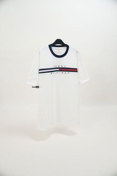  Tommy Basic Logo T-Shirt White TOMMY002 