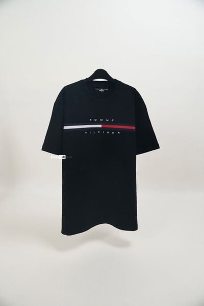  Tommy Basic Logo T-Shirt Black TOMMY001 