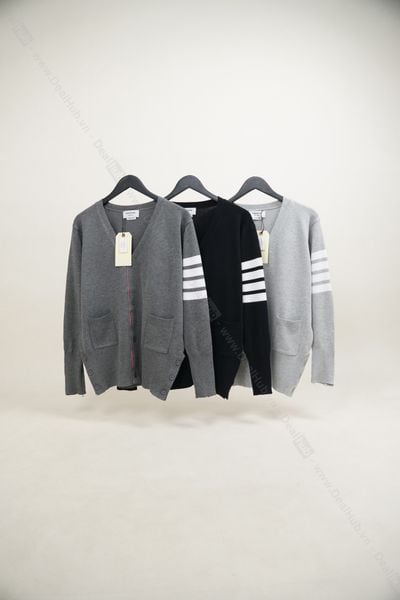  Cardigan Thom Browne 4-Bar Black THOM013 