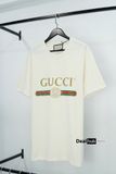  Gucci Fake Logo T-shirt Beige GC004 