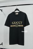  Gucci Fake Logo T-shirt Black GC003 