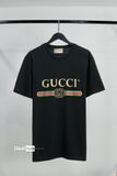  Gucci Fake Logo T-shirt Black GC003 