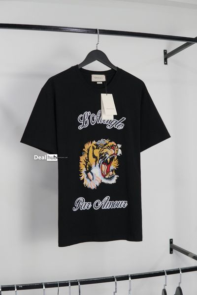  Gucci Angry Tiger T-shirt Black GC007 