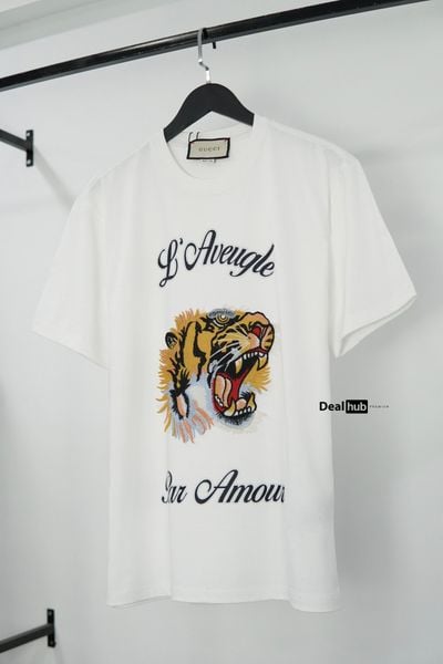  Gucci Angry Tiger T-shirt White GC008 