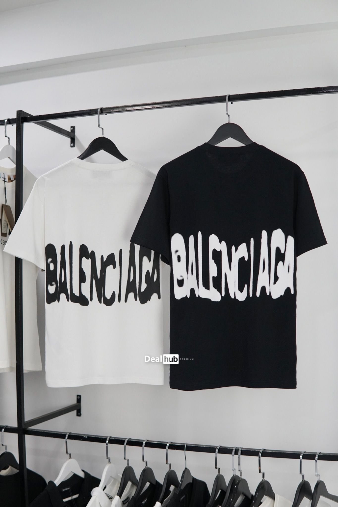 ÁO BALENCIAGA X GUCCI Logoprint cotton Tshirt SS2022