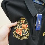  Áo Polo Ralph Lauren Crown Thêu Vương Miện Hoàng Gia Cotton Cá Sấu Cao Cấp Form Âu 