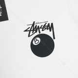  Stussy 8 Ball Pigment Dyed T-Shirt White STUSSY024 